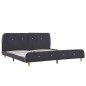 vidaXL Estructura de cama de tela gris oscuro 160x200 cm vidaXL Estructura de cama de tela gris oscuro 160x200 cm