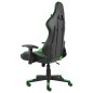vidaXL Silla gaming giratoria PVC verde vidaXL Silla gaming giratoria PVC verde