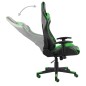 vidaXL Silla gaming giratoria PVC verde vidaXL Silla gaming giratoria PVC verde