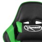 vidaXL Silla gaming giratoria PVC verde vidaXL Silla gaming giratoria PVC verde