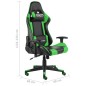 vidaXL Silla gaming giratoria PVC verde vidaXL Silla gaming giratoria PVC verde