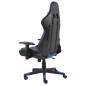 vidaXL Silla gaming giratoria PVC azul vidaXL Silla gaming giratoria PVC azul