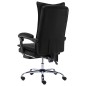 vidaXL Silla de oficina de masaje de cuero sintético negra vidaXL Silla de oficina de masaje de cuero sintético negra