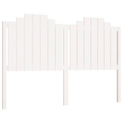 vidaXL Cabecero de cama madera maciza de pino blanco 166x4x110 cm