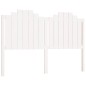 vidaXL Cabecero de cama madera maciza de pino blanco 166x4x110 cm vidaXL Cabecero de cama madera maciza de pino blanco 166x4x110 cm