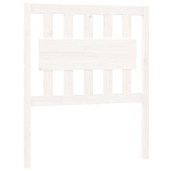 vidaXL Cabecero de cama madera maciza de pino blanco 80,5x4x100 cm