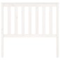 vidaXL Cabecero de cama madera maciza de pino blanco 106x6x101 cm