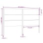 vidaXL Cabecero madera maciza de pino 166x4x100 cm vidaXL Cabecero madera maciza de pino 166x4x100 cm