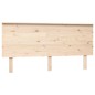 vidaXL Cabecero de cama madera maciza de pino 164x6x82,5 cm