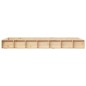vidaXL Estructura de cama doble de madera maciza 140x190 cm vidaXL Estructura de cama doble de madera maciza 140x190 cm