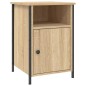vidaXL Mesitas noche 2 uds madera contrachapada color roble 40x42x60cm vidaXL Mesitas noche 2 uds madera contrachapada color roble 40x42x60cm