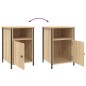 vidaXL Mesitas noche 2 uds madera contrachapada color roble 40x42x60cm vidaXL Mesitas noche 2 uds madera contrachapada color roble 40x42x60cm