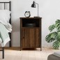 vidaXL Mesita de noche madera contrachapada marrón roble 40x42x60 cm vidaXL Mesita de noche madera contrachapada marrón roble 40x42x60 cm