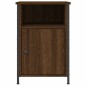 vidaXL Mesita de noche madera contrachapada marrón roble 40x42x60 cm vidaXL Mesita de noche madera contrachapada marrón roble 40x42x60 cm