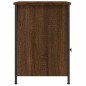 vidaXL Mesita de noche madera contrachapada marrón roble 40x42x60 cm vidaXL Mesita de noche madera contrachapada marrón roble 40x42x60 cm