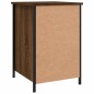 vidaXL Mesita de noche madera contrachapada marrón roble 40x42x60 cm vidaXL Mesita de noche madera contrachapada marrón roble 40x42x60 cm