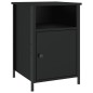 vidaXL Mesitas de noche 2 uds madera contrachapada negro 40x42x60 cm vidaXL Mesitas de noche 2 uds madera contrachapada negro 40x42x60 cm