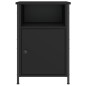 vidaXL Mesitas de noche 2 uds madera contrachapada negro 40x42x60 cm vidaXL Mesitas de noche 2 uds madera contrachapada negro 40x42x60 cm