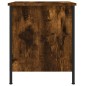 vidaXL Mesita de noche madera de ingeniería roble ahumado 40x42x50 cm vidaXL Mesita de noche madera de ingeniería roble ahumado 40x42x50 cm