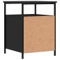 vidaXL Mesitas de noche 2 uds madera de ingeniería negro 44x45x60 cm vidaXL Mesitas de noche 2 uds madera de ingeniería negro 44x45x60 cm