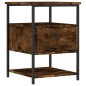vidaXL Mesita de noche madera de ingeniería roble ahumado 40x42x56 cm vidaXL Mesita de noche madera de ingeniería roble ahumado 40x42x56 cm