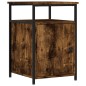 vidaXL Mesitas noche 2 uds madera contrachapada roble humo 40x42x60 cm vidaXL Mesitas noche 2 uds madera contrachapada roble humo 40x42x60 cm