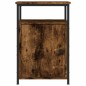 vidaXL Mesitas noche 2 uds madera contrachapada roble humo 40x42x60 cm vidaXL Mesitas noche 2 uds madera contrachapada roble humo 40x42x60 cm
