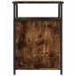 vidaXL Mesitas noche 2 uds madera contrachapada roble humo 40x42x60 cm vidaXL Mesitas noche 2 uds madera contrachapada roble humo 40x42x60 cm