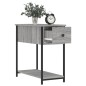 vidaXL Mesita de noche madera de ingeniería gris Sonoma 30x60x60 cm vidaXL Mesita de noche madera de ingeniería gris Sonoma 30x60x60 cm