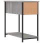 vidaXL Mesita de noche madera de ingeniería gris Sonoma 30x60x60 cm vidaXL Mesita de noche madera de ingeniería gris Sonoma 30x60x60 cm