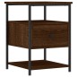 vidaXL Mesita de noche madera de ingeniería marrón roble 40x42x56 cm vidaXL Mesita de noche madera de ingeniería marrón roble 40x42x56 cm