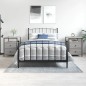 vidaXL Mesitas noche 2 uds madera ingeniería gris Sonoma 44x45x60 cm vidaXL Mesitas noche 2 uds madera ingeniería gris Sonoma 44x45x60 cm