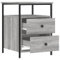vidaXL Mesitas noche 2 uds madera ingeniería gris Sonoma 44x45x60 cm vidaXL Mesitas noche 2 uds madera ingeniería gris Sonoma 44x45x60 cm