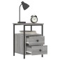 vidaXL Mesita de noche madera de ingeniería gris Sonoma 34x35,5x50 cm vidaXL Mesita de noche madera de ingeniería gris Sonoma 34x35,5x50 cm