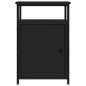 vidaXL Mesita de noche madera contrachapada negro 40x42x60 cm vidaXL Mesita de noche madera contrachapada negro 40x42x60 cm