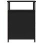 vidaXL Mesita de noche madera contrachapada negro 40x42x60 cm vidaXL Mesita de noche madera contrachapada negro 40x42x60 cm