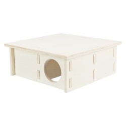 TRIXIE Casa para roedores con 4 estancias madera 25x10x25 cm