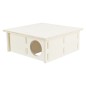 TRIXIE Casa para roedores con 4 estancias madera 25x10x25 cm TRIXIE Casa para roedores con 4 estancias madera 25x10x25 cm