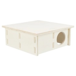 TRIXIE Casa para roedores con 4 estancias madera 25x10x25 cm