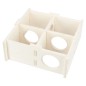 TRIXIE Casa para roedores con 4 estancias madera 25x10x25 cm TRIXIE Casa para roedores con 4 estancias madera 25x10x25 cm