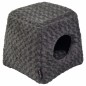Jack and Vanilla Cueva para mascotas Softy S roseta gris 40x40x39 cm Jack and Vanilla Cueva para mascotas Softy S roseta gris 40x40x39 cm
