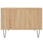 vidaXL Mesa de centro madera contrachapada roble Sonoma 60x50x36,5 cm