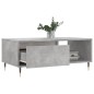 vidaXL Mesa de centro madera contrachapada gris hormigón 90x50x36,5 cm vidaXL Mesa de centro madera contrachapada gris hormigón 90x50x36,5 cm