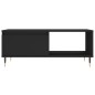 vidaXL Mesa de centro madera contrachapada negro 90x50x36,5 cm vidaXL Mesa de centro madera contrachapada negro 90x50x36,5 cm