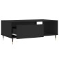 vidaXL Mesa de centro madera contrachapada negro 90x50x36,5 cm vidaXL Mesa de centro madera contrachapada negro 90x50x36,5 cm