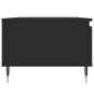 vidaXL Mesa de centro madera contrachapada negro 90x50x36,5 cm vidaXL Mesa de centro madera contrachapada negro 90x50x36,5 cm