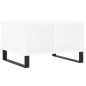 vidaXL Mesa de centro madera contrachapada blanco 60x50x36,5 cm