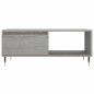 vidaXL Mesa de centro madera contrachapada gris Sonoma 90x50x36,5 cm