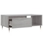 vidaXL Mesa de centro madera contrachapada gris Sonoma 90x50x36,5 cm