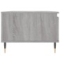 vidaXL Mesa de centro madera contrachapada gris Sonoma 90x50x36,5 cm